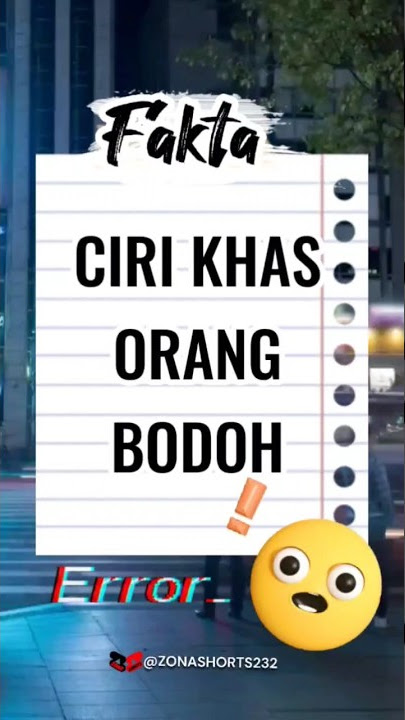 Ciri-ciri orang bodoh #fakta #shorts #feed #faktaunik #faktamenarik #like #subscribe #feedshorts