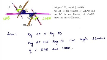 Class 9 || Geometry - Maharashtra Board - Parallel Lines - Exercise 2.2 - Q5 ||