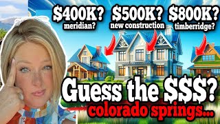 Colorado Springs Home Pricing REVEALED: Estimate Value of 3 Properties [Real Estate Price is Right]