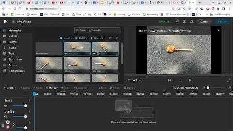 Import photos to WeVideo