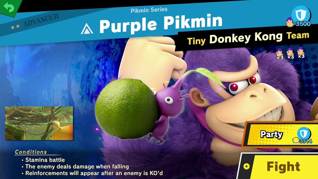 807. Purple Pikmin - Fair Spirit Battle - Super Smash Bros. Ultimate