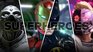 Top 10 Best SUPERHERO PC Games | Spiderman, Batman, Avengers & More