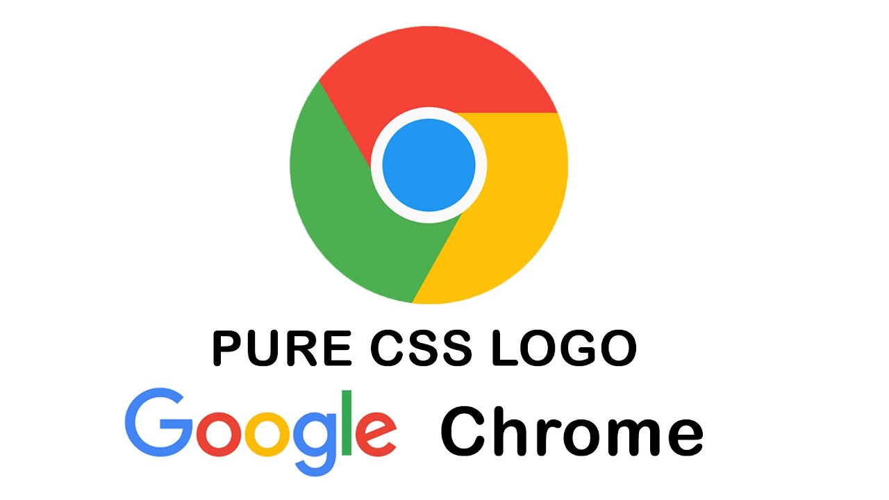 How to create a Google Chrome logo in HTML and CSS | Create HTML and ...