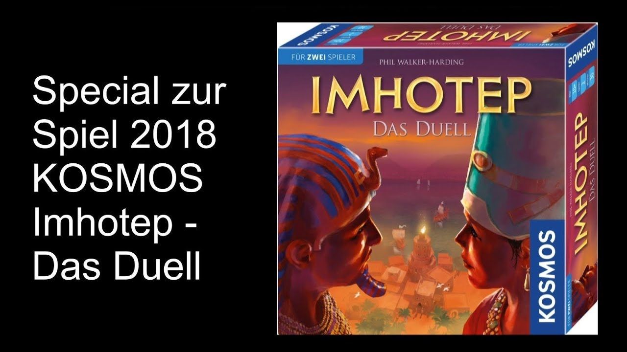 Kosmos Imhotep - Il Duello: Gioco Da Tavolo Strategico Per 2 Giocatori, Dai 10 Anni, Durata 30 Minuti - Ambientazione Antico Egitto - 3