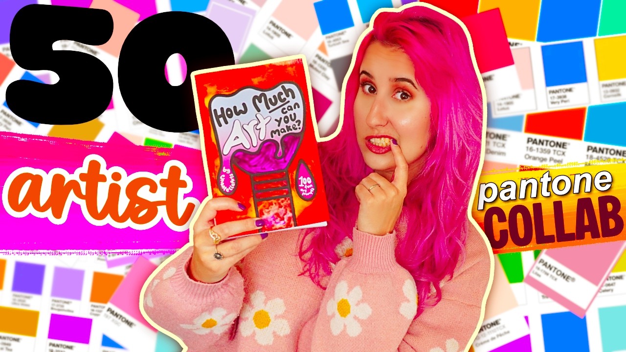 Я приняла участие в крупнейшем на YouTube проекте по созданию арт-картин в стиле Pantone. *Действ...