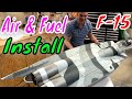 AWESOME F-15 Iron EAGLE Air and Fuel System Install - Fei Bao Jets