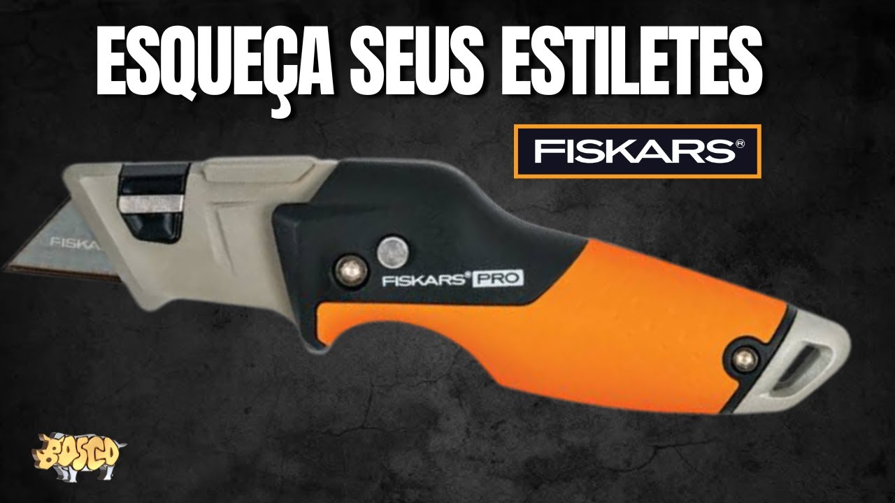 SUPER ESTILETE RETRÁTIL FISKARS  PRO -770030-1001 - 
