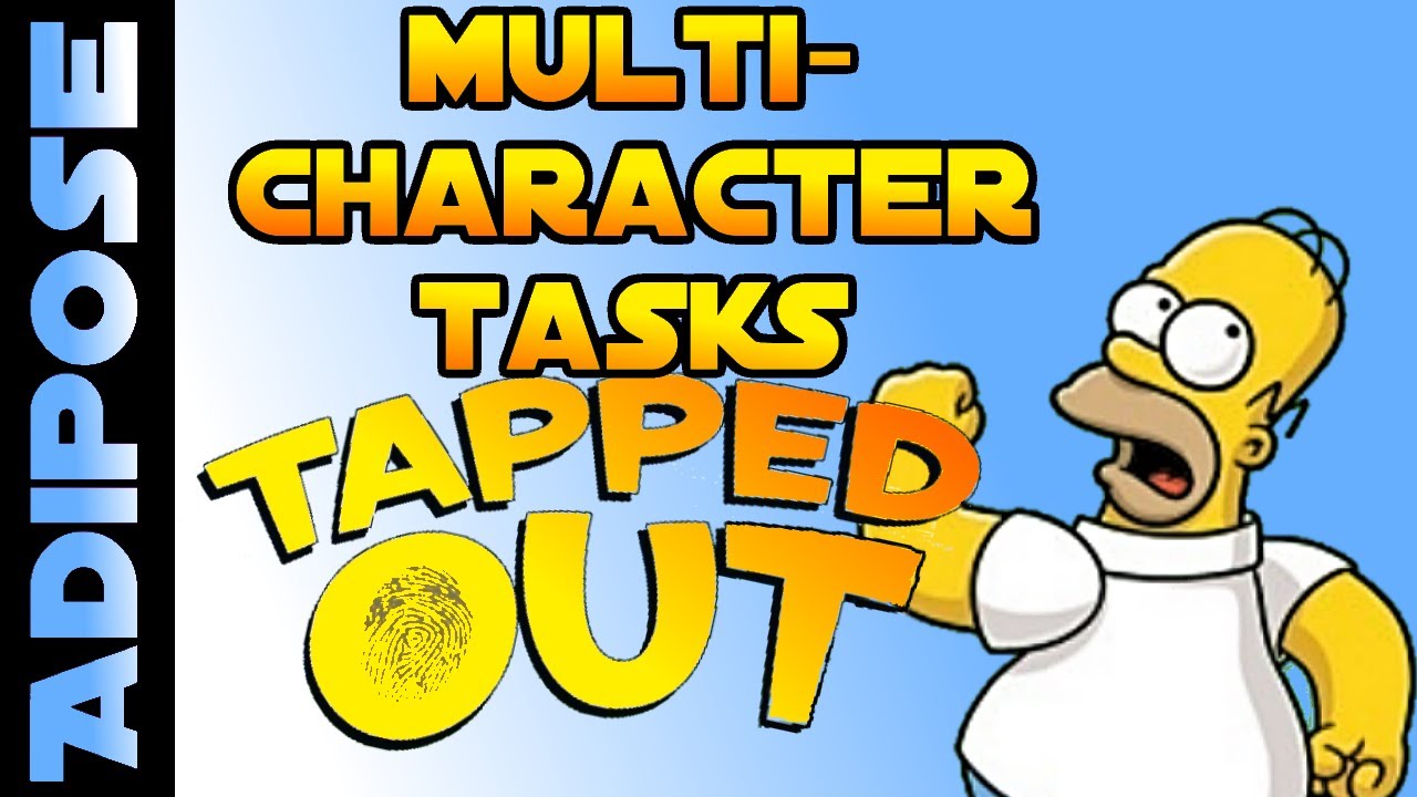 Simpsons Tapped out-Multi-Character Tasks