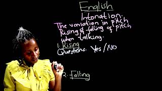Form 1 - 4 English Revision Teacher Mary  - Intonation