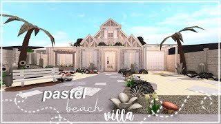 pastel beach villa || bloxburg speedbuild || nixilia :) by nixilia 19,008 views 3 years ago 38 minutes