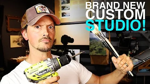 My BRAND NEW STUDIO - Custom Build and Tour of my ...