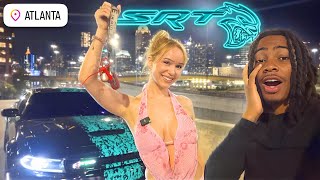 Letting a Viral Actress drive my Hellcat Redeye