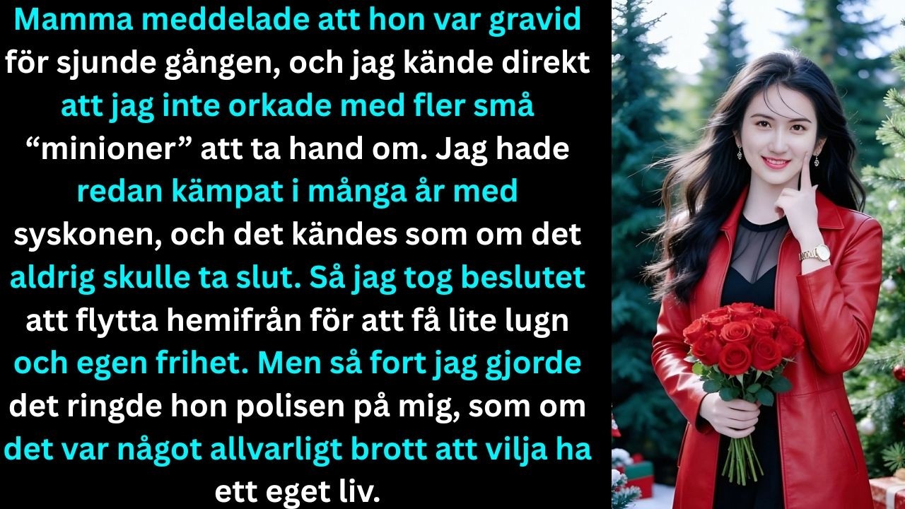 Jag var femton när mamma meddelade att hon väntade sitt sjunde barn. Jag kände hur magen vred sig – hon hade redan låtit mig uppfostra de fem andra. Så jag packade mina saker och flyttade hem till...