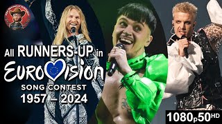 All Runners-Up In Eurovision Song Contest 1957-2024