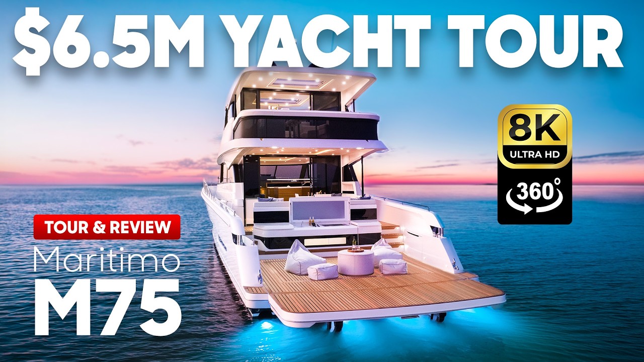 Maritimo M75 Full 360° Yacht Tour & Review
