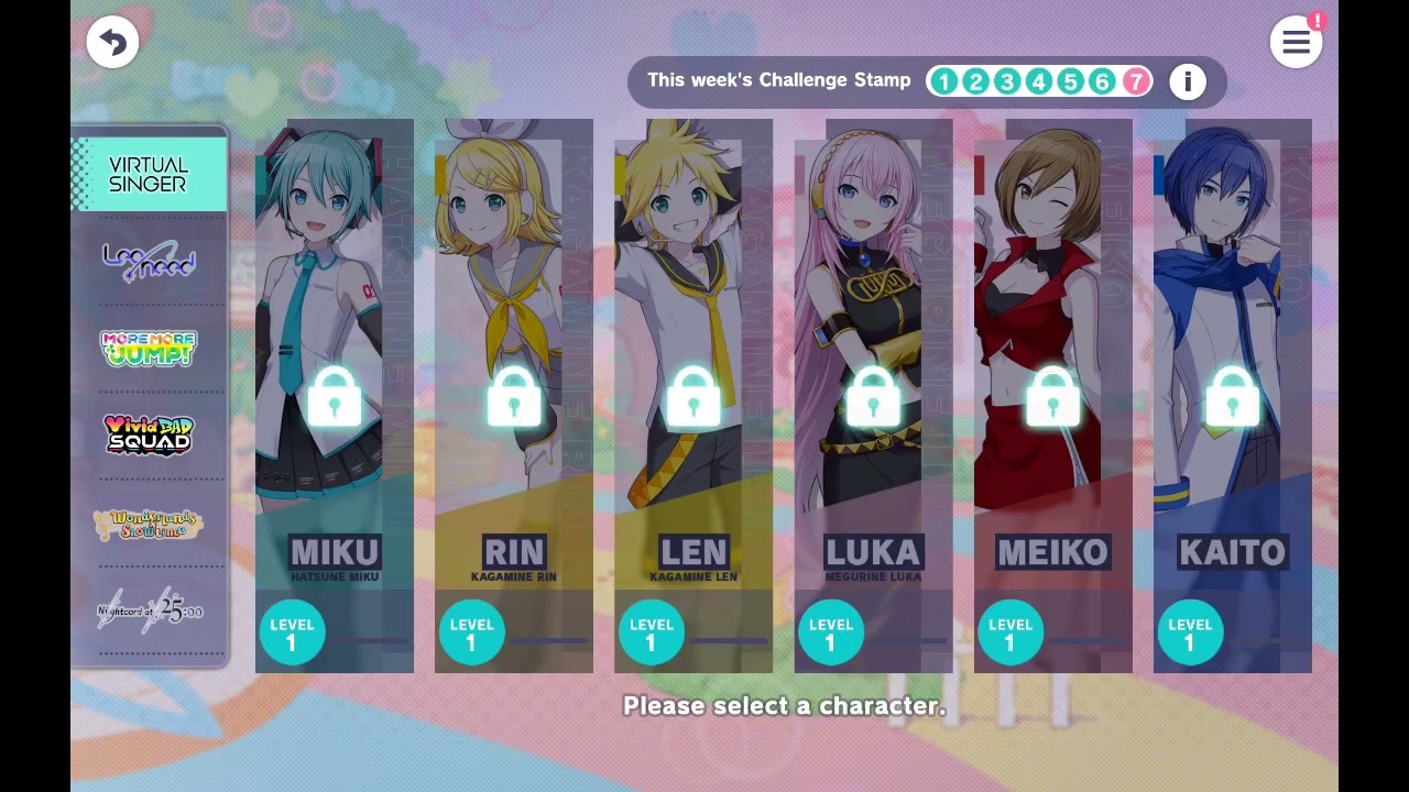 Playing miku colorful stage with random players