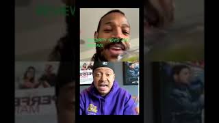 Marlon Wayans and terrence J messing around and Instagram live