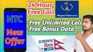 NTC Free Call Offer || NTC Prajatantra Diwas Offer || Free Data Offer Nepal Telecom