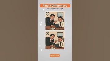 Can You Find the 3 Differences in This Office Scene? 👀💼🔥 #shorts