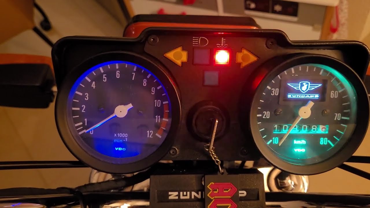 Zundapp 1980 original VDO rebuild gauges