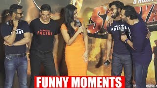 Akshay Kumar, Ajay Devgn, Ranveer Singh BACK TO BACK FUNNY Moments | Sooryavanshi Trailer Launch