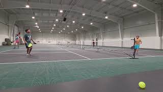#pickleball 1St try, let's skip the screen time today bro. Let's play and have fun!!!.