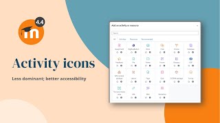 Activity icons in Moodle 4.4