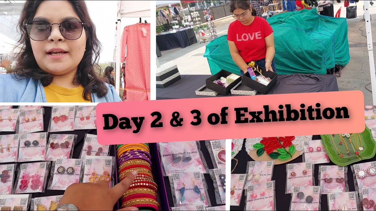 JEWELLERY EXHIBITION VLOG |DAY 2 & 3 |HANDMADE |beautybaewith_nim