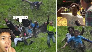 iShowSpeed vs CHEESE ROLLING in Gloucestershire *SPEED IS CRAZY!!!*
