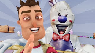 HELLO NEIGHBOR ICE SCREAM OBBY SPEED RUN | Hello Neighbor Map Mod