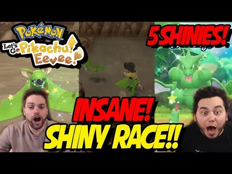 51 Shiny Montage Pokemon Lets Go Pikachu And Eevee Epic