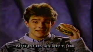 Wendy's Quarter Pound vs  McDonalds McDLT Commercial (January 1988)