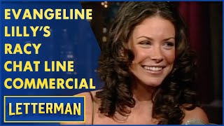 Evangeline Lilly's Racy Commercial Is Not What You Think It Is | Letterman