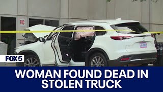 Woman found dead in stolen car after crash at DC US Attorney's Office