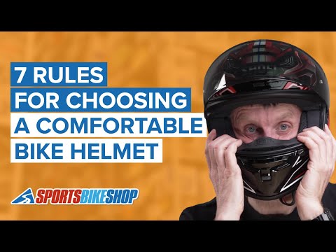 Seven rules for choosing a comfortable bike helmet - Sportsbikeshop