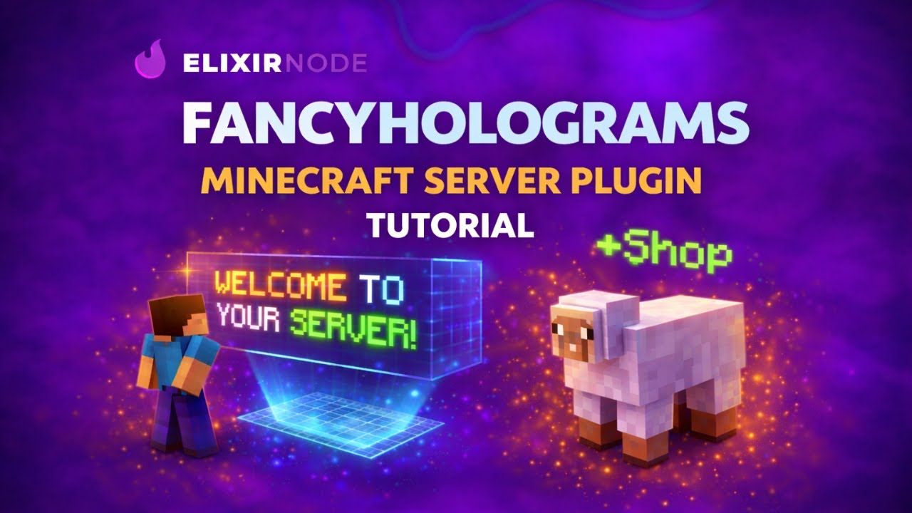 FancyHolograms Minecraft Server Plugin Tutorial - YouTube