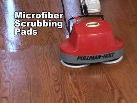 Boss Cleaning Equipment B200752 Gloss Boss Mini Floor Scrubber - Red