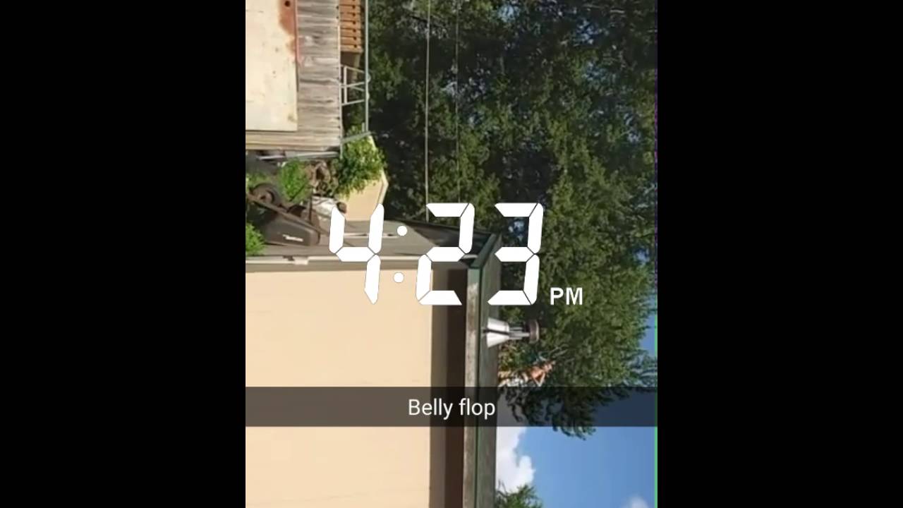 BELLYFLOPPING FRONT FLIP INTO POOL!!! (ALMOST DIED) *NOT CLICKBAIT