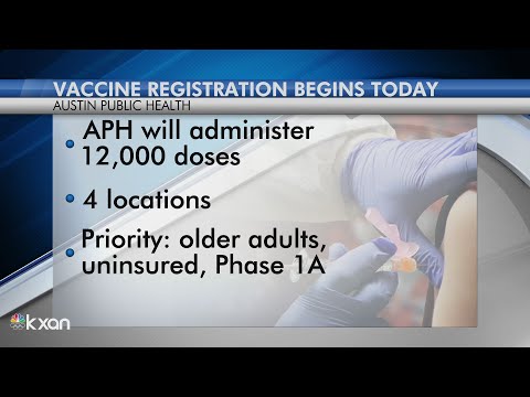 APH vaccine registration begins today