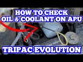 How To Check Your Oil & Coolant on APU - Tripac Evolution