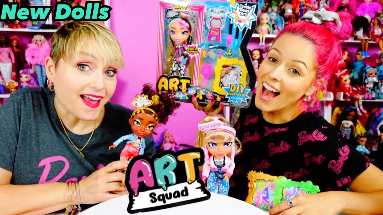 New ART SQUAD Dolls Unboxing with Melissa - YouTube