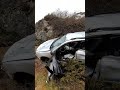 Заброшенный разбитый автомобиль на острове Хитра в Норвегии 🇧🇻