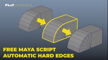 Automatic Hard Edges in Maya - Free Script