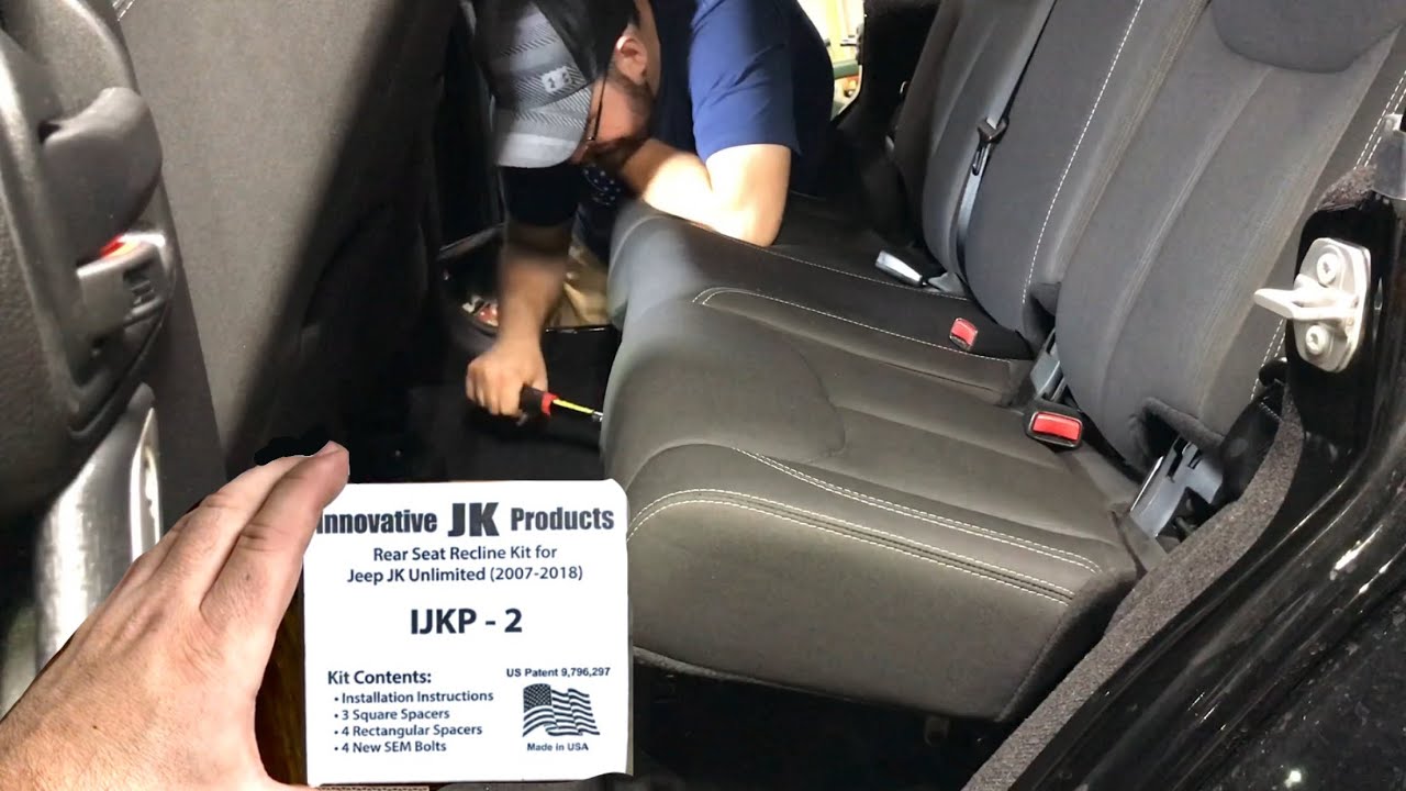 Jeep Wrangler Back Seat Recline Kit. Install. - YouTube