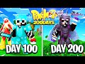 I SPENT 200 DAYS IN MINECRAFT PIXELMON! (Minecraft Pokemon)