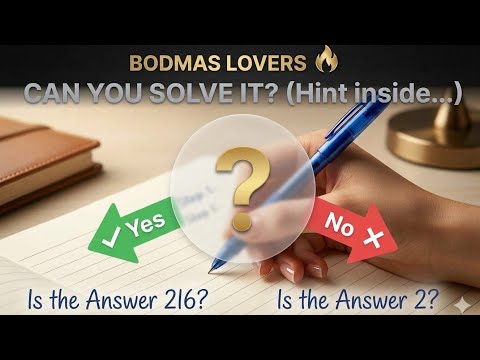 Basic BODMAS Rule Explained | Easy Maths Tricks for Beginners |