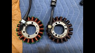 2006 Yamaha Road Star 1700cc Stator replacement