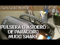 Pulsera paracord o asidero / nudo Snake