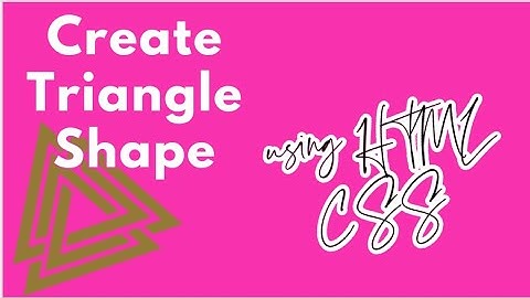How to make triangle🔺 shaped div using HTML CSS only || Triangle using HTML CSS || Using clip-path 🔼