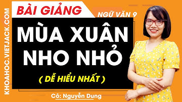 Mùa xuân nho nhỏ - Ngữ văn 9 - Cô Nguyễn Dung (DỄ HIỂU NHẤT)